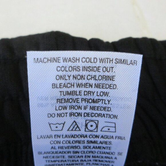 DISNEY Mickey‎ Mouse Skeleton Joggers Juniors Small (3/5) Black Sweat Pants NWT - Picture 6 of 11